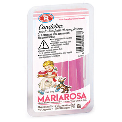 Mariarosa - Mariarosa 12 candeline color rosa per festa di compleanno