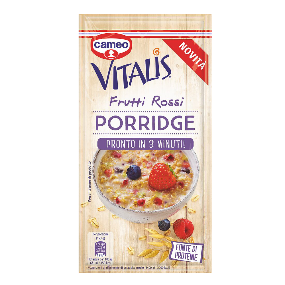 Vitalis Porridge Frutti Rossi