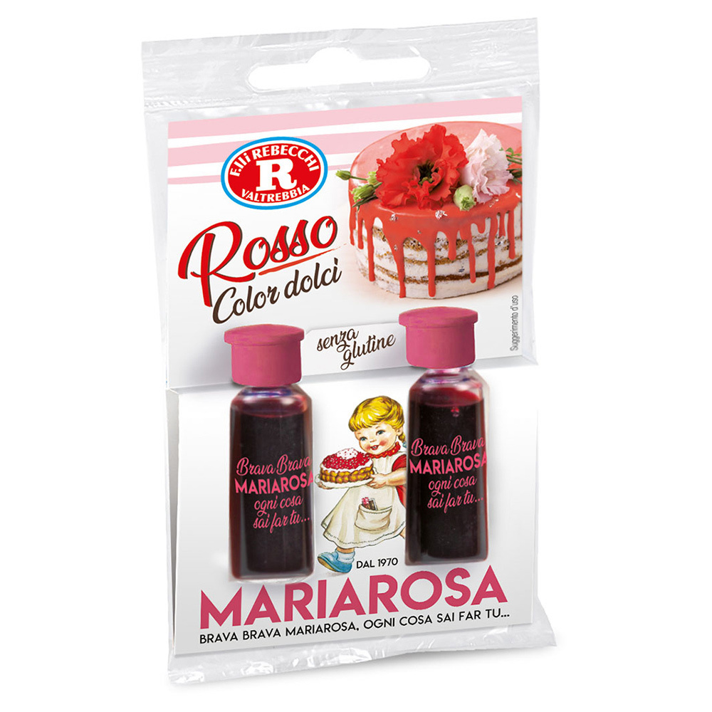 Color dolci rosso in fiala 10ml
